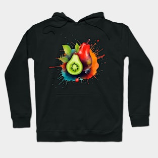 Watercolor fruit Hoodie